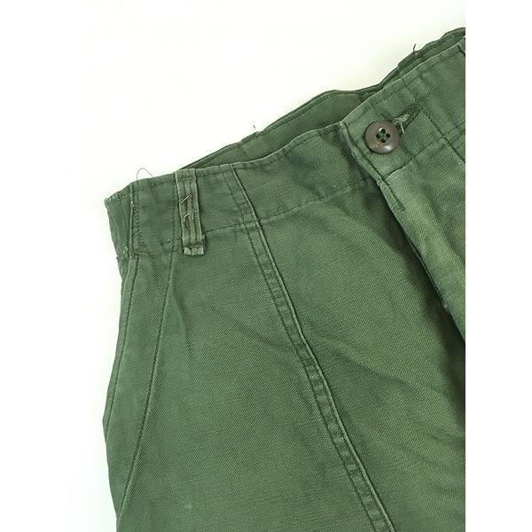 古着 60s 米軍 US ARMY 100%コットンサテン ミリタリー ベイカー