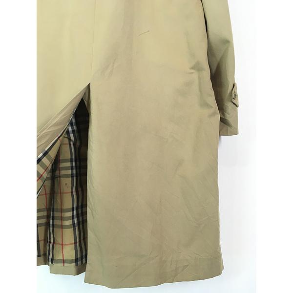 古着 80s 英国製 Burberrys チェック ライナー 比翼 ステンカラー バルマカーン トレンチ コート 40位 古着 80s 英国製 Burberrys チェック ライナー 比翼 ステンカラー