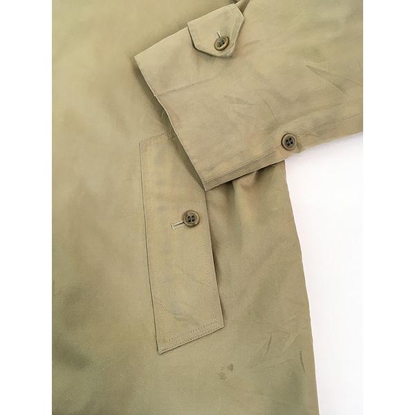 古着 80s 英国製 Burberrys チェック ライナー 比翼 ステンカラー