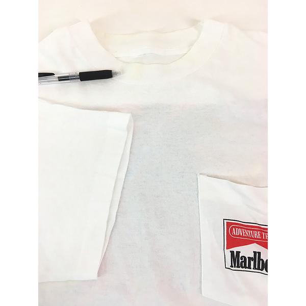 【レア】90s マルボロ トレイン ポケットTシャツ　XL 90's Marlboro マルボロ RAILROAD トレイン プリント ポケットT