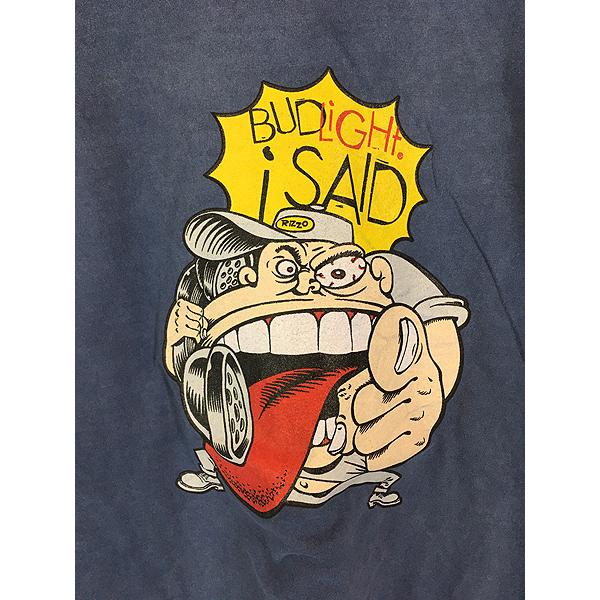古着 90s USA製 BUD LIGHT 「BUD LiGHt I SAID」 バドライト ビール