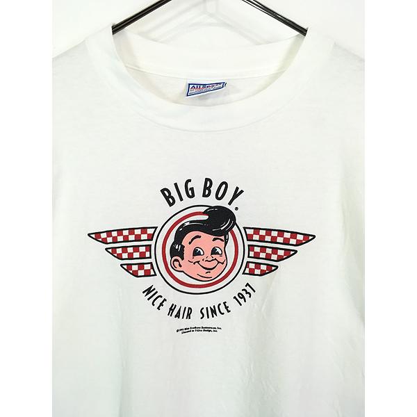 古着 90s USA製 Big Boy ハンバーグ グリル レストラン 企業 Tシャツ
