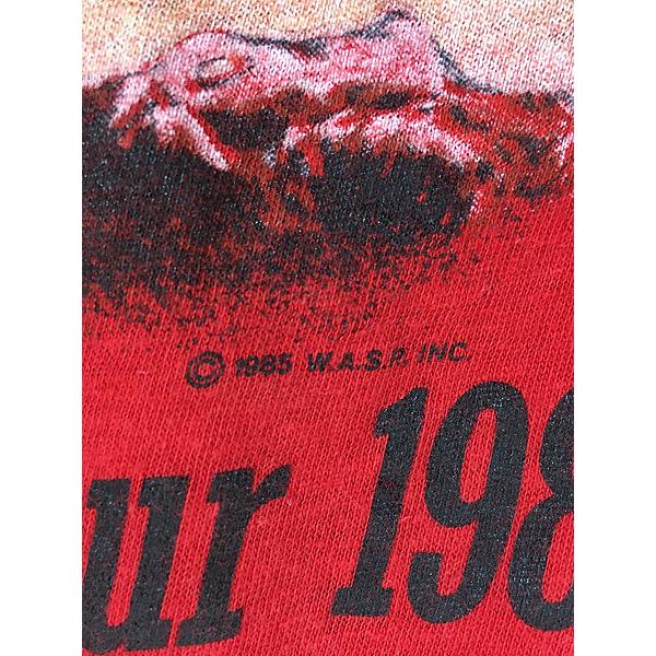 古着 80s USA製 W.A.S.P. 「The Last Command Tour 1986」 ヘヴィ