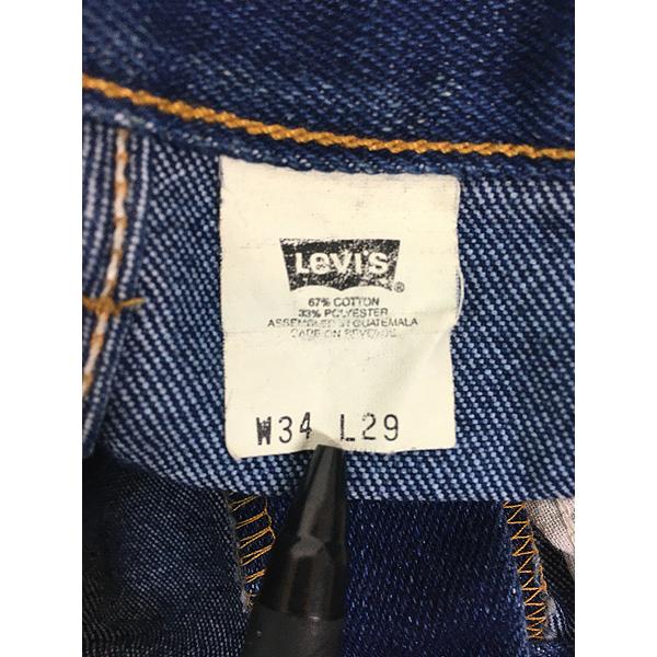 古着 90s Levi's 547-2317 ブルー ストレッチ デニム パンツ ジーンズ フレアストレート W33 L29 古着 90s Levi's 547-2317 ブルー ストレッチ デニム パンツ ジーンズ
