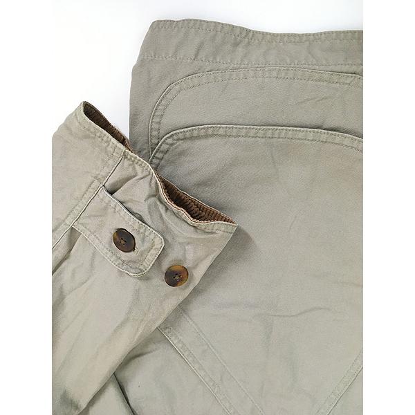 古着 90s LANDS' END 襟コーデュロイ コットン キャンバス