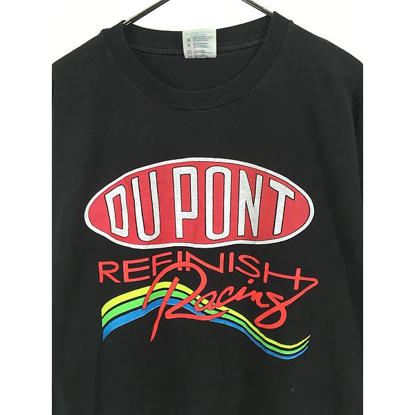 古着 90s USA製 No24 Jeff Gordon 「DU PONT」 レーシング グラフィック Tシャツ XL 古着 古着 90s No24 Jeff Gordon 「DUPONT」 豪華 企業 レーシング Tシャツ