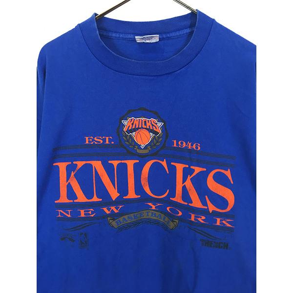 古着 90s USA製 NBA New York Knicks ニックス Tシャツ XL : 古着屋