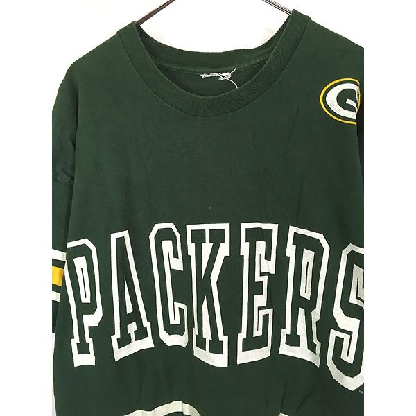 古着 90s NFL Green Bay Packers パッカーズ BIG プリント 両面 T