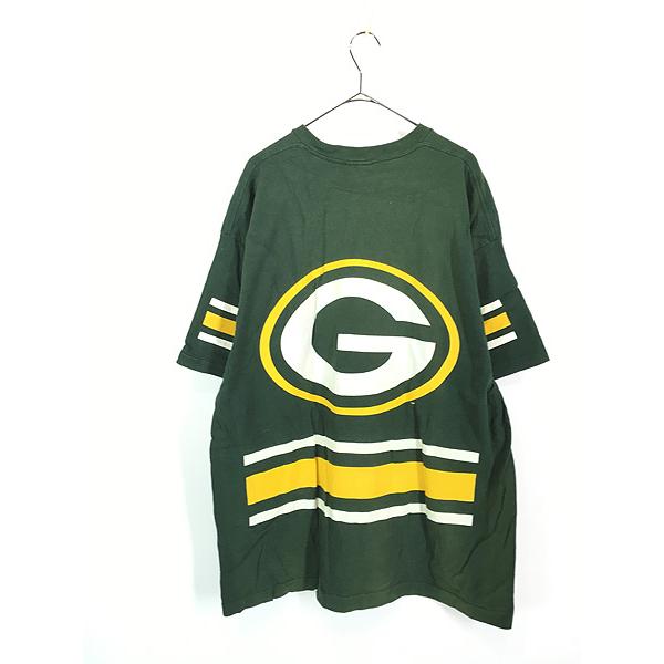 古着 90s NFL Green Bay Packers パッカーズ BIG プリント 両面 T