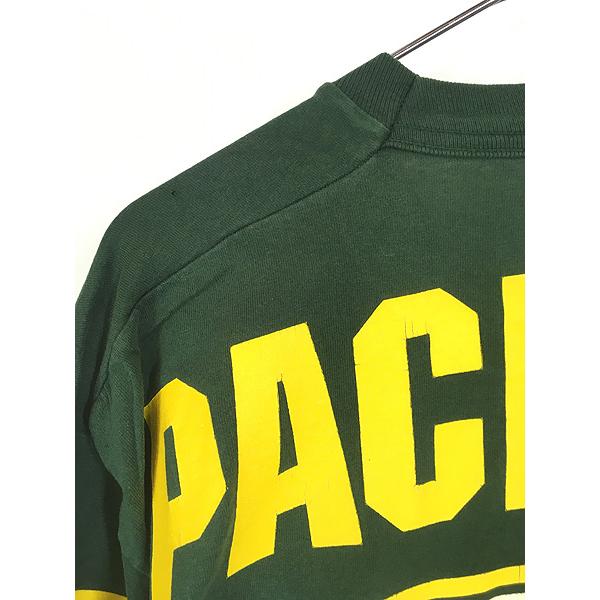 古着 90s USA製 NFL Green Bay Packers パッカーズ BIG プリント 両面
