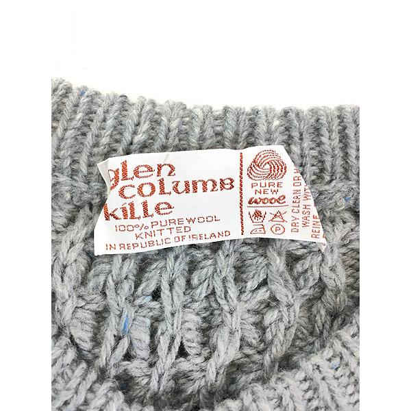 古着 80s Ireland製 Glen Columb Kille ポップコーン アラン 