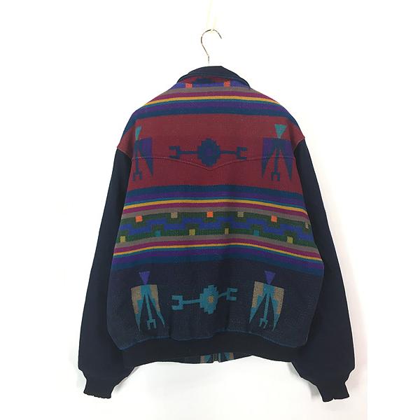 古着 90s USA製 Pendleton 「High Grade Western Wear」 ネイティブ