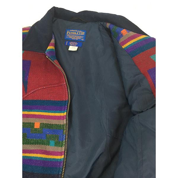 古着 90s USA製 Pendleton 「High Grade Western Wear」 ネイティブ