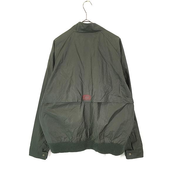 古着 80s USA製 WoolRich オイルド ルック 撥水 コットン ナイロン