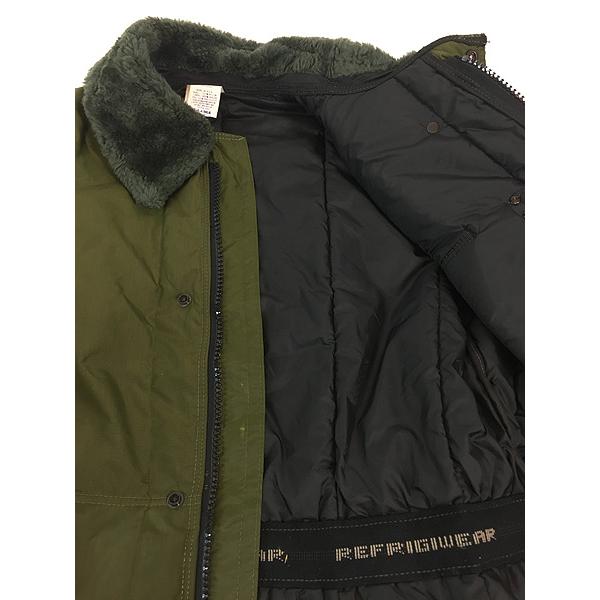 古着 80s USA製 Refrigi Wear 襟ボア パデッド キルティング