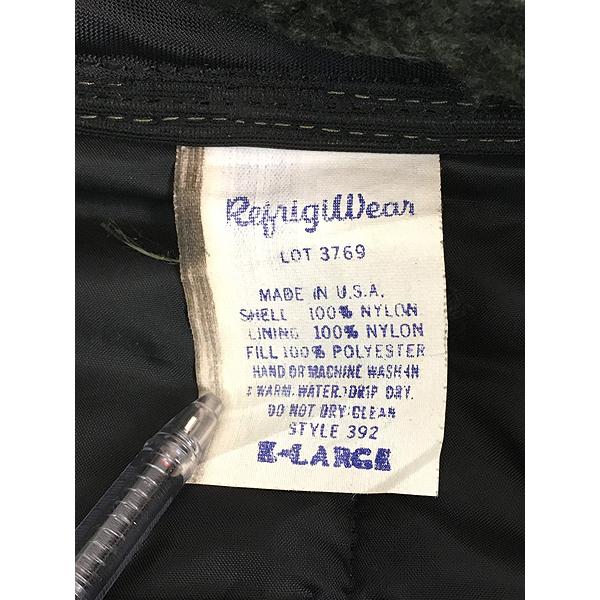 古着 80s USA製 Refrigi Wear 襟ボア パデッド キルティング