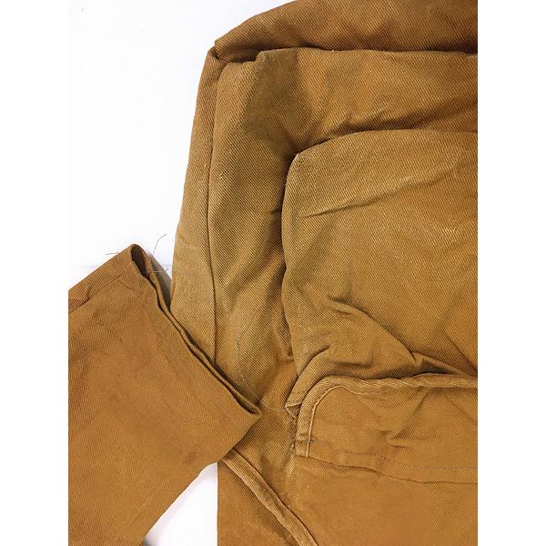 古着 70s USA製 Ideal Uポケット ブラウン コットン キャンバス