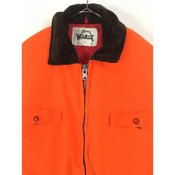 古着 70s WoolRich レスキュー オレンジ パデッド ハンティング