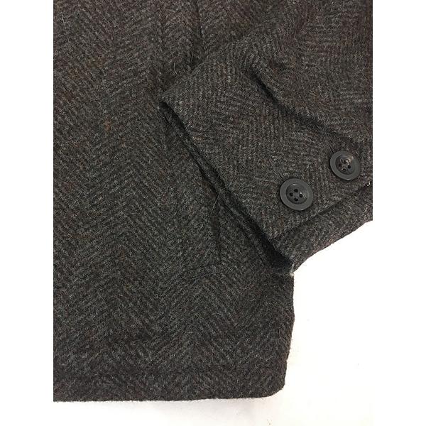 古着 00s GAP フランネル ヘリンボーン ウール パデッド スポーツ