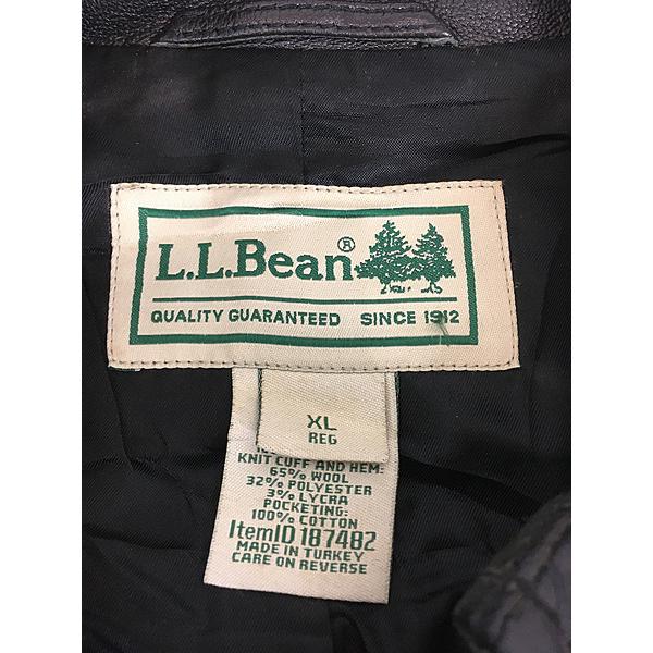 古着 00s LL Bean Type A-2 本革 ゴートスキン レザー フライング