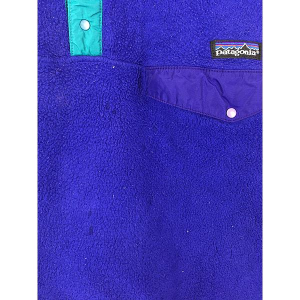 古着 80s USA製 Patagonia 3カラー スナップT シンチラ フリース