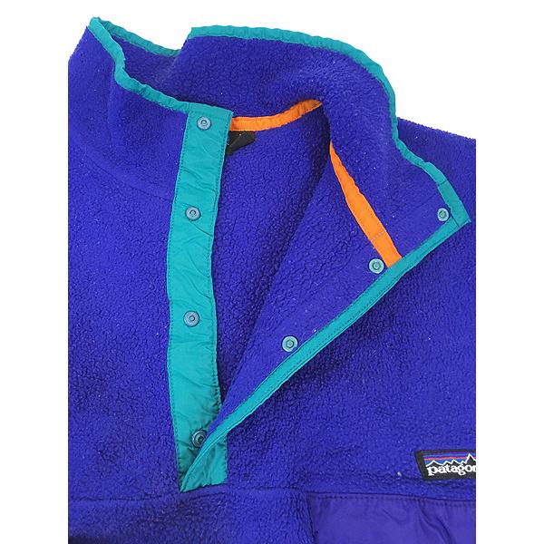 古着 80s USA製 Patagonia 3カラー スナップT シンチラ フリース