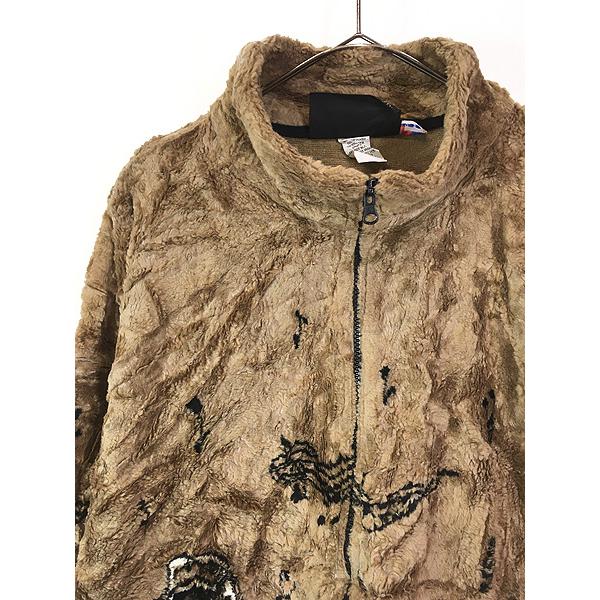 古着 90s USA製 Cobblestone Canyon テディベア クマちゃん 楽器 総柄