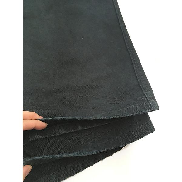 古着 USA製 Carhartt ブラック ダック Wニー ワーク オーバーオール