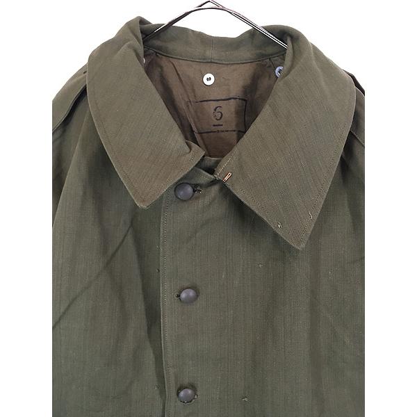 古着 40-50s フランス軍 M35 ミリタリー コットン キャンバス モーター