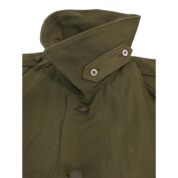 古着 40-50s フランス軍 M35 ミリタリー コットン キャンバス モーター