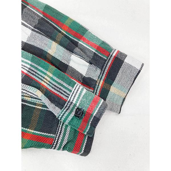 古着 80s USA製 FIVE BROTHER カラフル チェック ヘビー フランネル