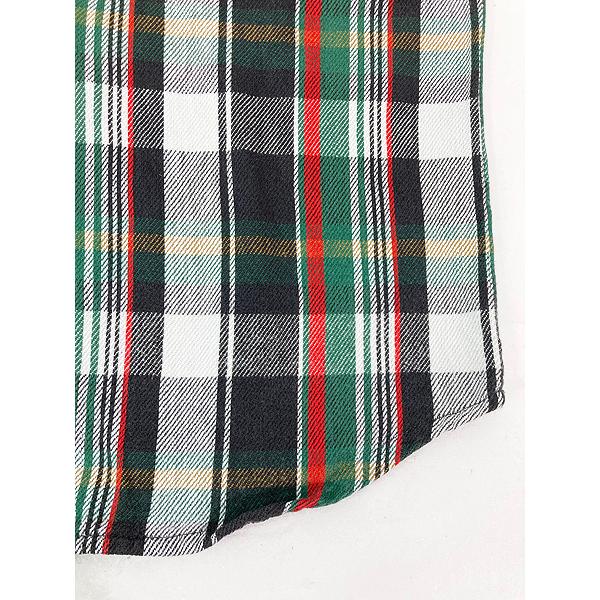 古着 80s USA製 FIVE BROTHER カラフル チェック ヘビー フランネル