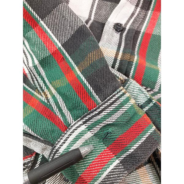 古着 80s USA製 FIVE BROTHER カラフル チェック ヘビー フランネル