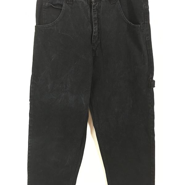古着 90s MECCA スーパー ブラック デニム ワーク ペインター パンツ