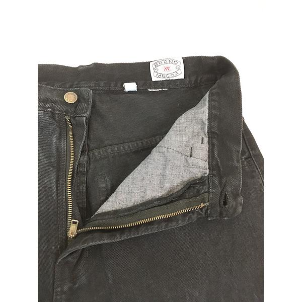 古着 90s MECCA スーパー ブラック デニム ワーク ペインター パンツ