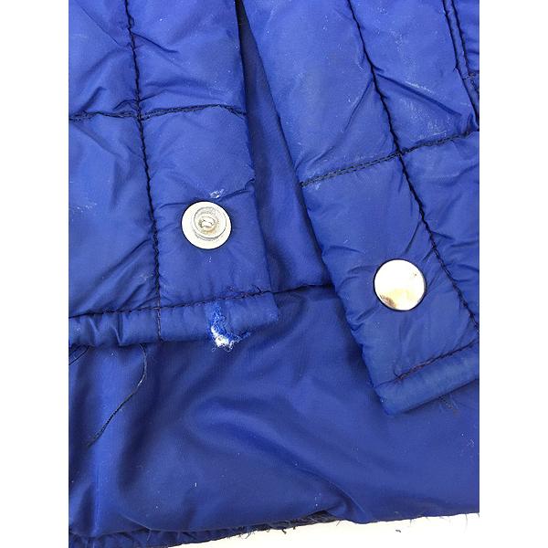 古着 70s USA製 LL Bean 筆記体タグ 軽量 ナイロン シェル パデッド ダウン ベスト L位 古着 70s USA製 LL Bean 筆記体タグ 軽量 ナイロン シェル パデッド