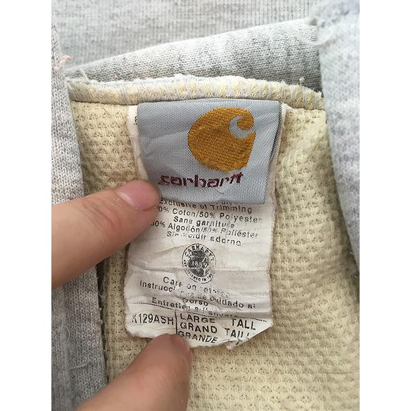 古着 90s Carhartt 裏地 メッシュ ワンポイント 刺しゅう スウェット