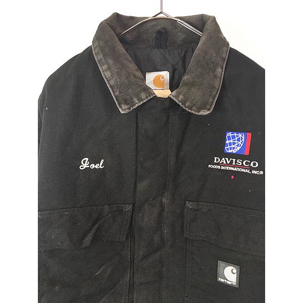 古着 90s Carhartt ナイロン ブラック ダック パデット