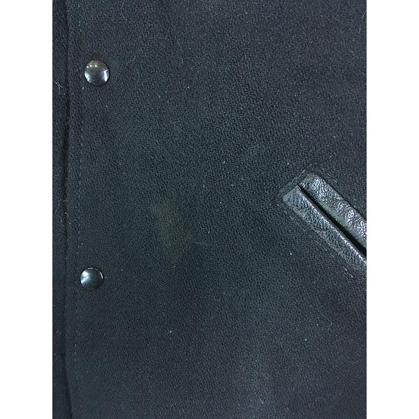 古着 90s USA製 HARLEY DAVIDSON 本革 レザー メルトン ウール