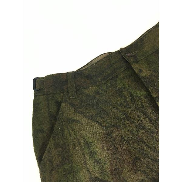 古着 Columbia リアルツリー カモ 迷彩 Wニー ウール カーゴ パンツ