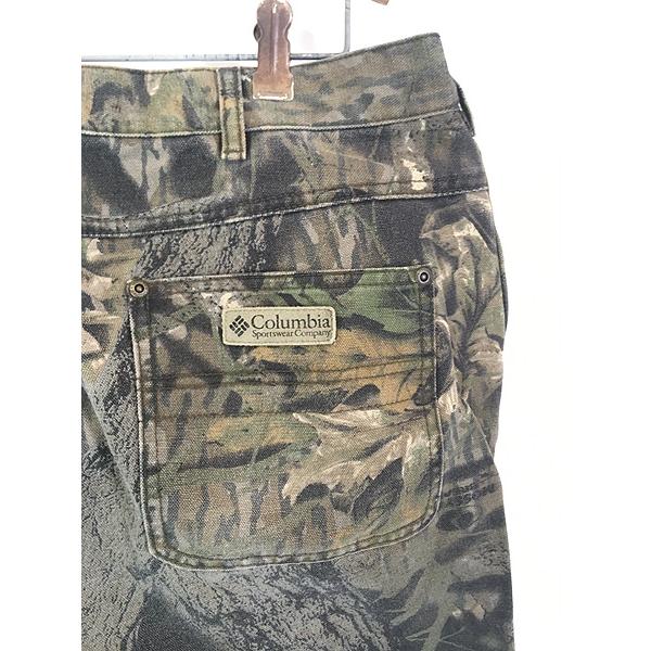 古着 90s Columbia リアルツリー カモ 迷彩 Wニー ペインター パンツ