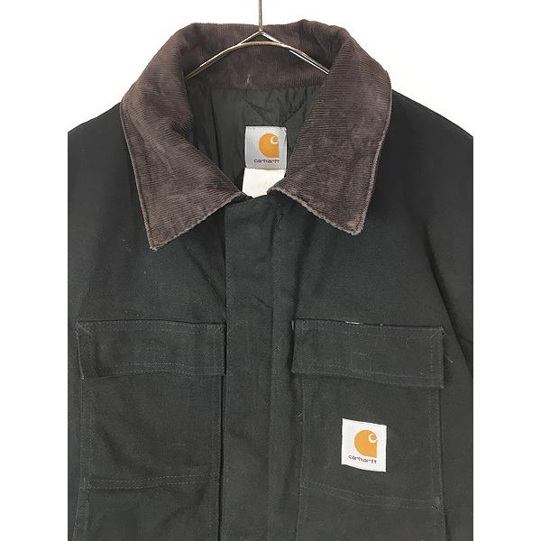 古着 80-90s Carhartt ブラック ダック パデット トラディショナル