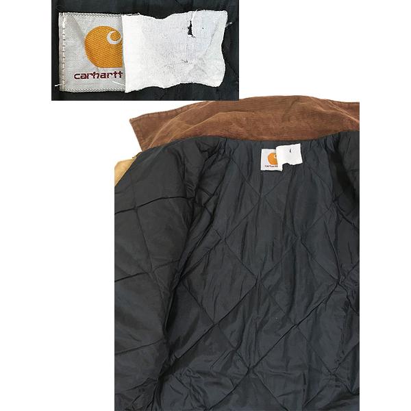 古着 80-90s Carhartt フェード ブラウン ダック パデット