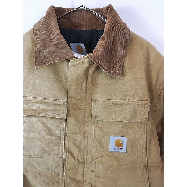 古着 90s Carhartt フェード ブラウン ダック パデット