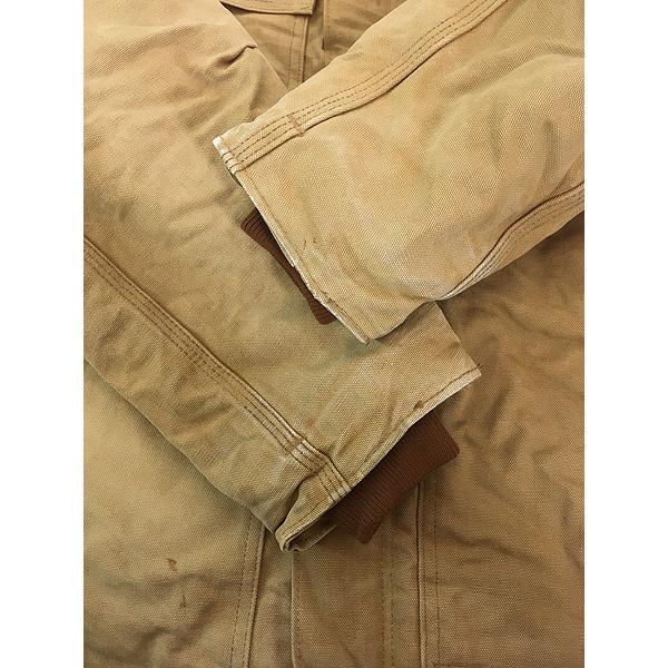 古着 90s Carhartt フェード ブラウン ダック パデット