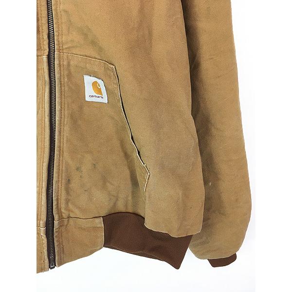古着 80s USA製 Carhartt 裏地 メッシュ ブラウン ダック アクティブ