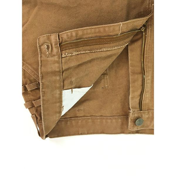 古着 00s Carhartt 貴重!! ツールループ付 ブラウン ダック カーゴ ワーク パンツ W35 L30 古着 古着 00s Carhartt 貴重!! ツールループ付 ブラウン ダック カーゴ
