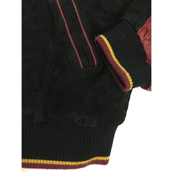 古着 NFL Washington Redskins レッドスキンズ 本革 オール スエード