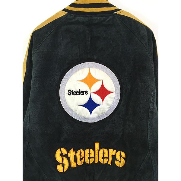 古着 NFL Pittsburgh Steelers スティーラーズ オール スエード レザー