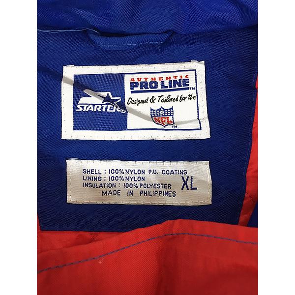 古着 90s STARTER NFL New York Giants ジャイアンツ パデット